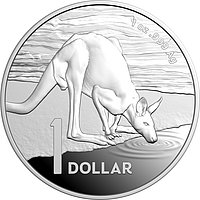 Silber Känguru - Desert Life 1 oz PP - RAM