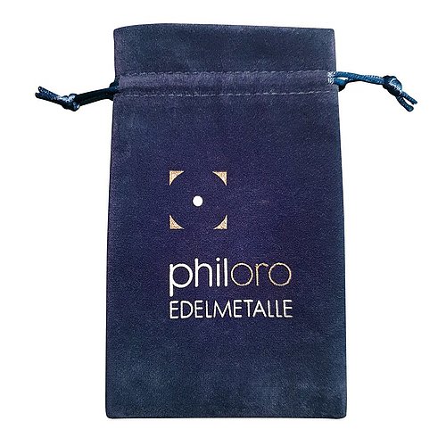 Samtsäckchen philoro marine 90x160mm
