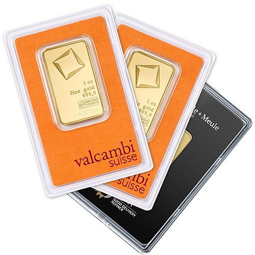 Example of Gold bar 1 oz - LBMA-certified manufacturer