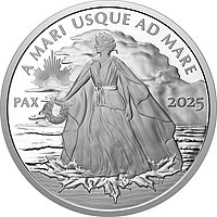 Vorderseite der Silber Peace Dollar 1 oz PP - 2025