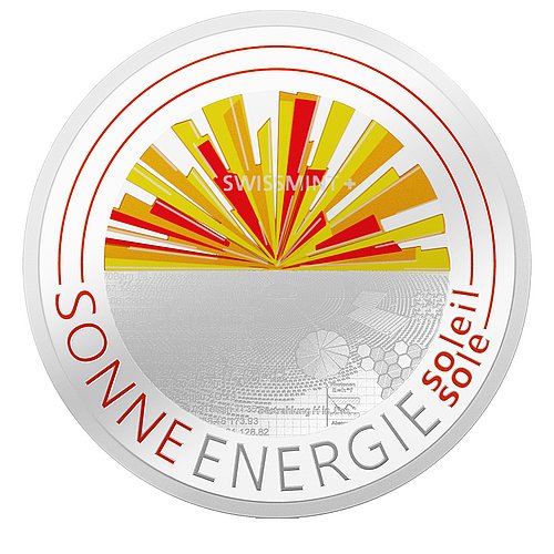 Pièce d’argent 20 g « Énergie solaire » - fluorescente