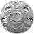 Pièce en argent Lion 1 oz - Série Big Five III - 2025 - verso