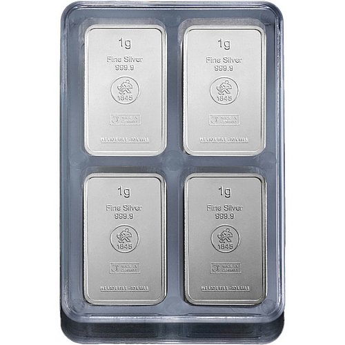 Lingot d'argent Coffret de rangement 100 x 1 g
